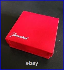 Baccarat Rare Coupe Multicolore Estampillée Baccarat 1970 Baccarat