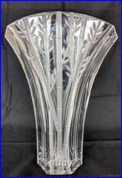 Baccarat -Rare Vase Gingko Bambous 24 cm