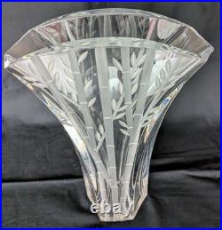 Baccarat -Rare Vase Gingko Bambous 24 cm