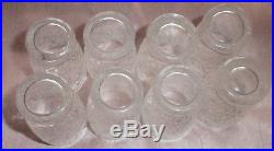 Baccarat Rare service de 8 gobelets cristal à liqueur Modèle GOUVIEUX ou ROHAN