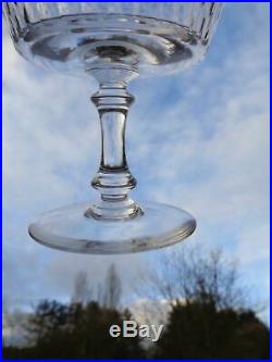 Baccarat Richelieu Champigny 12 Wine Glasses Verres A Vin Cristal Taillé 5777