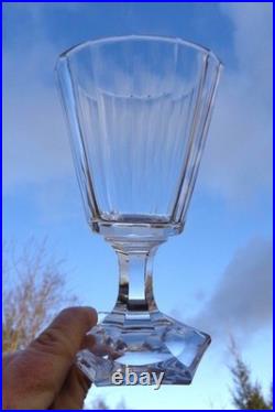Baccarat Saint Louis Weingläser Verres A Vin Cristal Taillé Cotes Plates Eugenie