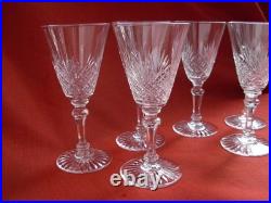 Baccarat, Serie De 6 Verres A Vin Blanc En Cristal Taille, Forme 8469, Debut XX