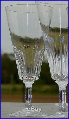 Baccarat Service de 6 flûtes à champagne en cristal, modèle Côte d'Azur