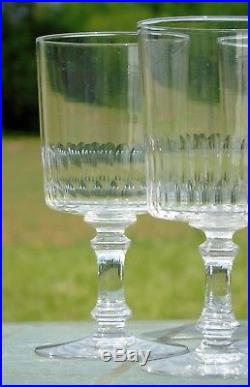 Baccarat Service de 6 verres à eau en cristal taillé
