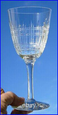 Baccarat Service de 6 verres à eau en cristal taillé, modèle Cavour