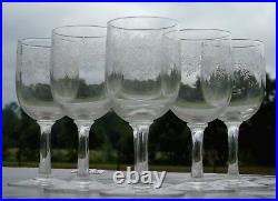 Baccarat Service de 6 verres à vin en cristal modèle Sévigné