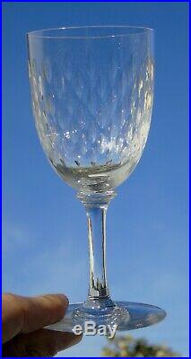 Baccarat Service de 6 verres à vin rouge en cristal, modèle Paris grain de riz