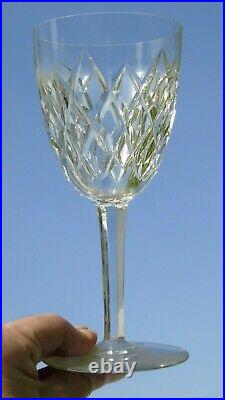 Baccarat Service de 6 verres à vin rouge en cristal taillé, modèle Thorigny
