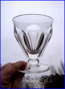 Baccarat Talleyrand 4 Wine Crystal Glasses Verre A Vin Cristal Taillé Art Deco G
