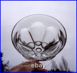 Baccarat Talleyrand 4 Wine Crystal Glasses Verre A Vin Cristal Taillé Art Deco G