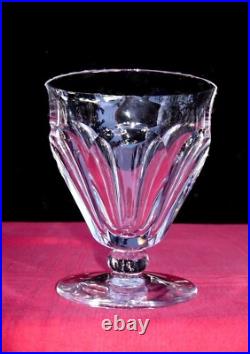 Baccarat Talleyrand 4 Wine Crystal Glasses Verre A Vin Cristal Taillé Art Deco G