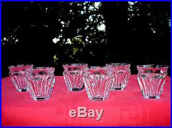 Baccarat Talleyrand 6 Wine Glasses Gobelet Verre A Vin Cristal Taillé Art Deco B