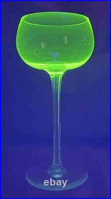 Baccarat Verre Roemer Cristal Urane Uranglas Vaseline Uranium Glass Ouraline Jd