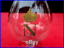 Baccarat Whiskey Gilt Decanter Carafe A Whisky Napoleon Empire Couronne Royale