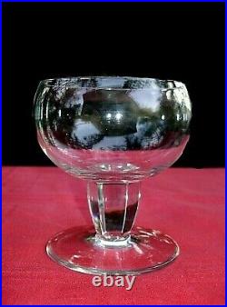 Baccarat Wine Crystal Glasses Verres A Vin Cristal Art Deco Georges Chevalier Ad