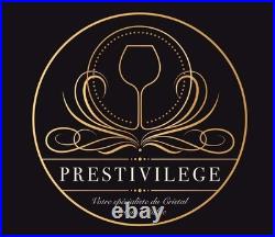 Baccarat cristal, Condé. 6 verres à Porto (N°5). H13cm. Non estampillé