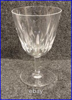 Baccarat modèle Cassino, 6 Grands verres Eau / Vin, 14cm, TBE