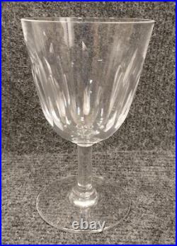 Baccarat modèle Cassino, 6 Grands verres Eau / Vin, 14cm, TBE