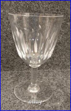 Baccarat modèle Cassino, 6 Grands verres Eau / Vin, 14cm, TBE