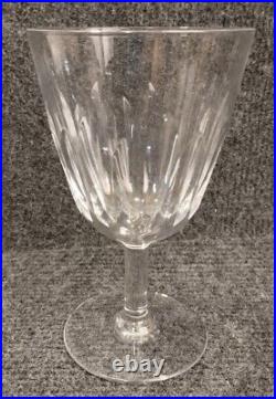 Baccarat modèle Cassino, 6 Grands verres Eau / Vin, 14cm, TBE