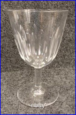 Baccarat modèle Cassino, 6 Grands verres Eau / Vin, 14cm, TBE