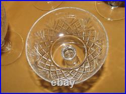 Baccarat modèle Douai 6 coupes à Champagne en cristal 1916 forme 62 taille 6073 Baccarat modèle Douai 6 coupes à Champagne en cristal 1916 forme 62 taille 6073