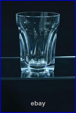 Baccarat modèle Harcourt 3 verres à liqueur cristal signé art déco