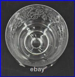 Baccarat modèle Lully, 5 verres à porto, 7 cm, cristal, signés