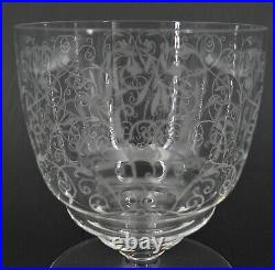 Baccarat modèle Lully, 8 verres à eau, 9,6 cm, cristal, signés
