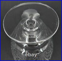 Baccarat modèle Lully, 8 verres à eau, 9,6 cm, cristal, signés