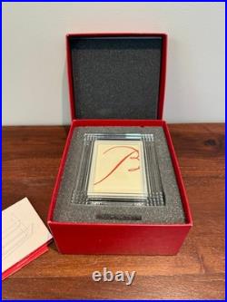 Baccarat petit cadre à photo en cristal