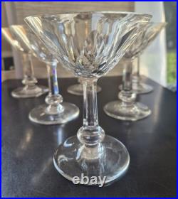 Baccarat service 6 Coupe A Champagne Modéle Picardie cristal