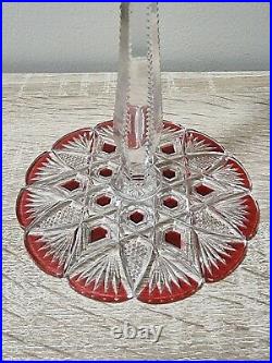 Baccarat tsar Nicolas II verre à eau en cristal taillé 36 cms 25 cl parfait état