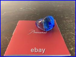 Bague Pop bleu en cristal de Baccarat taille 55
