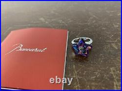 Bague fleur cristal de Baccarat taille 49