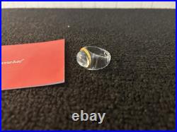 Bague modèle Médicis bleue en cristal de Baccarat taille 56