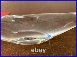 Baleine en cristal de Baccarat