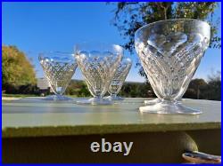 Belle Serie De 6 Verres A Eau En Cristal De Baccarat Modele Art Deco