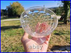 Belle Serie De 6 Verres A Eau En Cristal De Baccarat Modele Art Deco