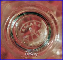 Belle série de 14 verres en cristal Baccarat signés