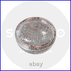 Bonbonnière en Cristal Baccarat Modèle Michelangelo signé luxe
