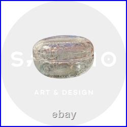Bonbonnière en Cristal Baccarat Modèle Michelangelo signé luxe