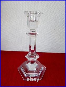 Bougeoir Harcourt en cristal de Baccarat h 20 cm