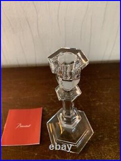 Bougeoir Harcourt en cristal de Baccarat h 20 cm