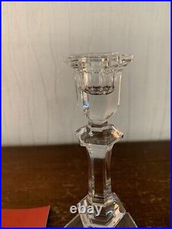 Bougeoir Harcourt en cristal de Baccarat h 20 cm