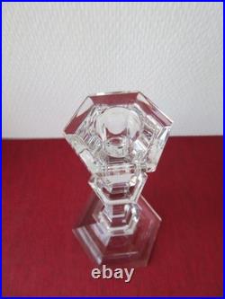Bougeoir Harcourt en cristal de Baccarat h 20 cm