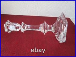 Bougeoir Harcourt en cristal de Baccarat h 20 cm