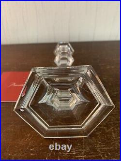 Bougeoir Harcourt en cristal de Baccarat h 20 cm