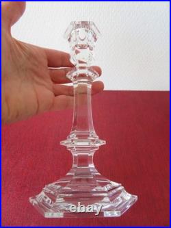 Bougeoir Harcourt en cristal de Baccarat h 20 cm
